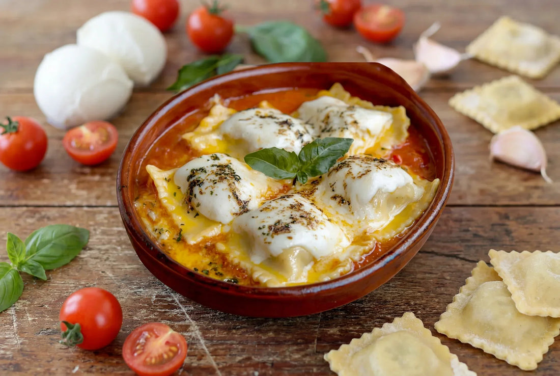 Raviolis à la Sorrentine : Le Mariage Parfait entre Tradition et Gourmandise
