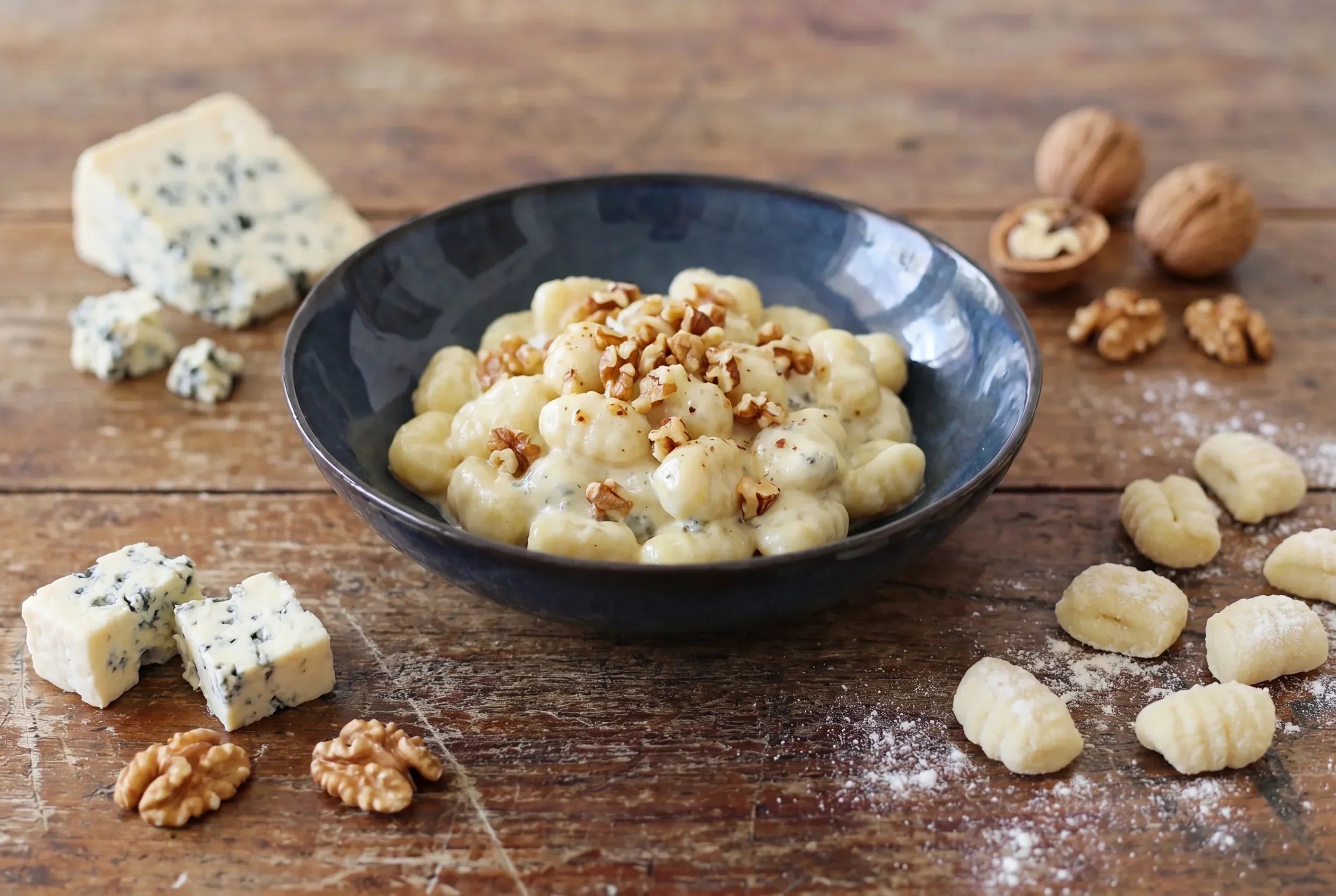 Recette du jour: Gorgonzola et noix!