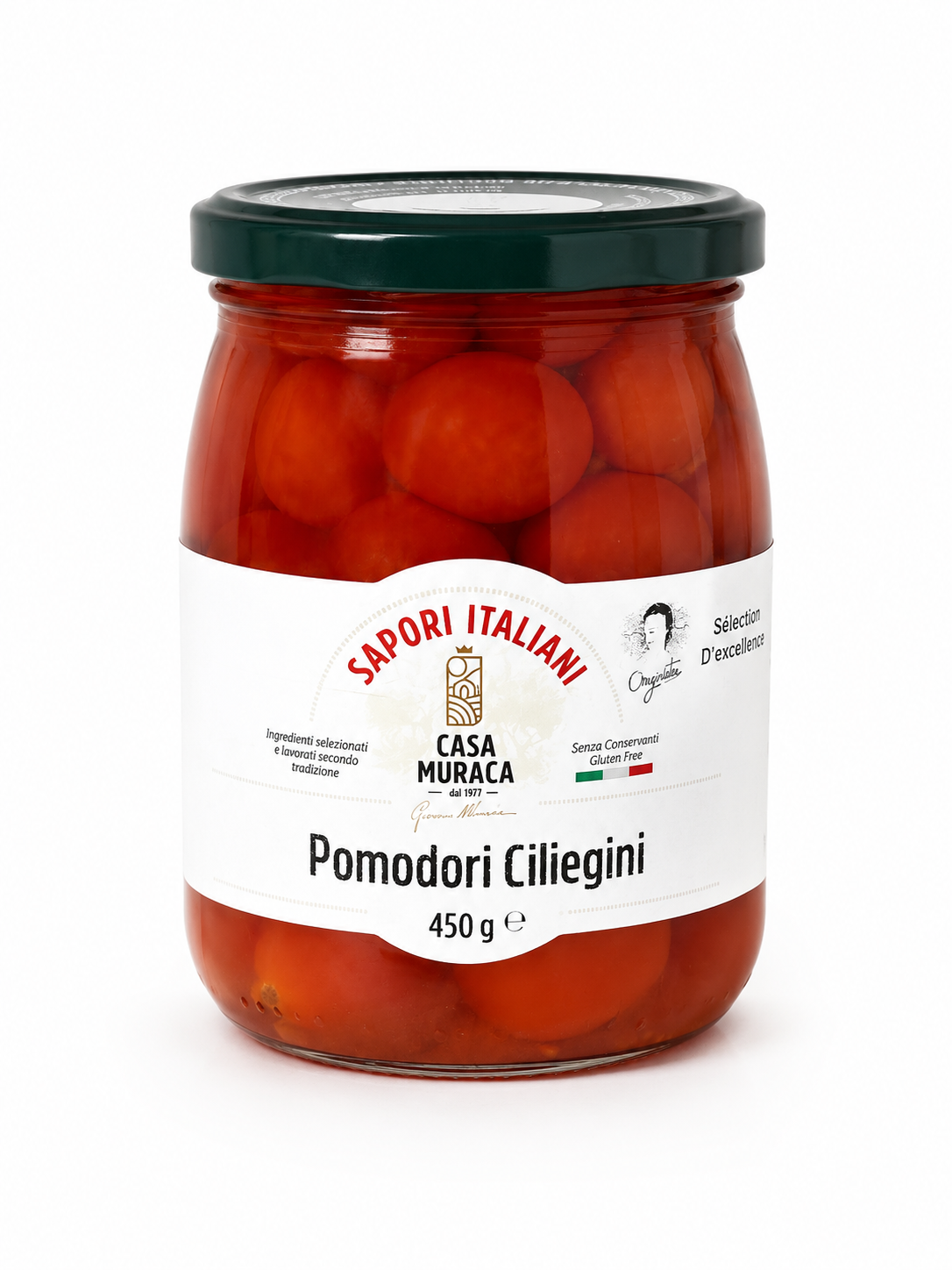 Pomodori ciliegini in acqua